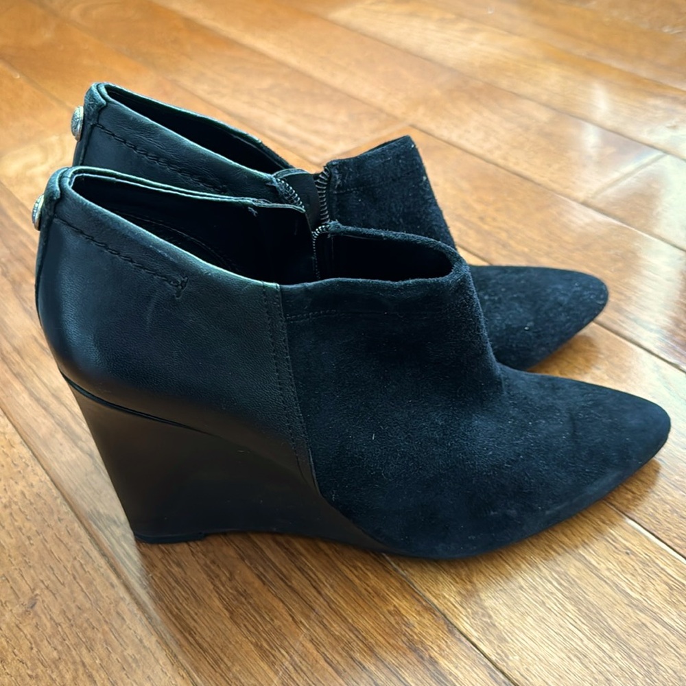 Vince Camuto Wedge Booties.